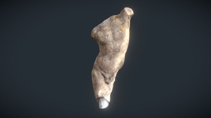 Apollo torso (Lowpoly) 3D Model