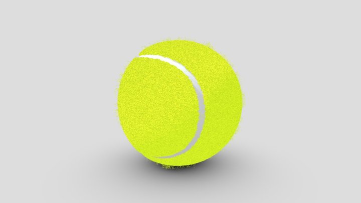 Tennis Ball 3D Model