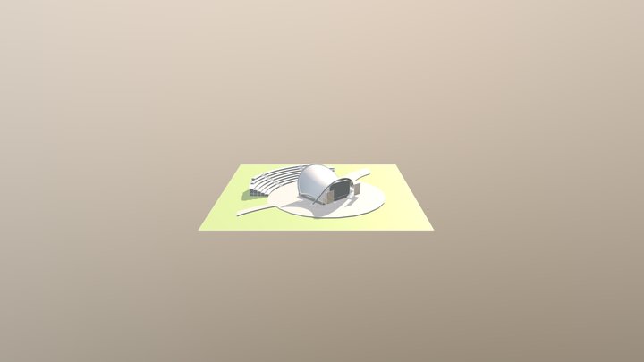 Stalowa Wola - amfiteatr 3D Model