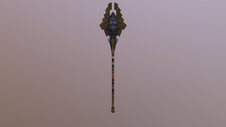 Constellation Staff 3D Model