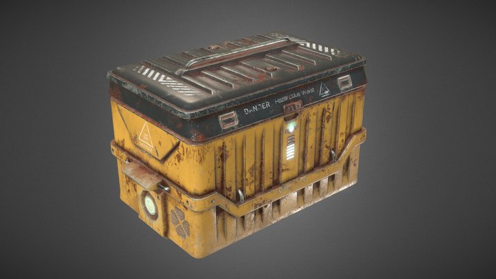 Sci-fi Container 3D Model
