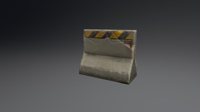 Roadblock WIP 3D Model