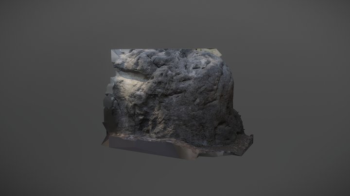 fontainebleau - rocher canon - bloc test 3D Model