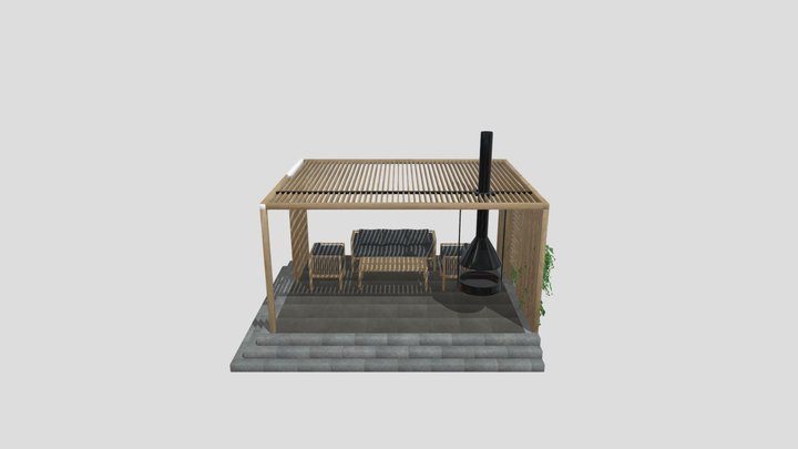 Pergola Variance 34 – Modello 3D gratuito STL
