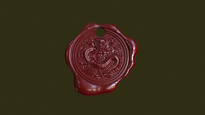 Jewelry - Wise Dragon 3D Model