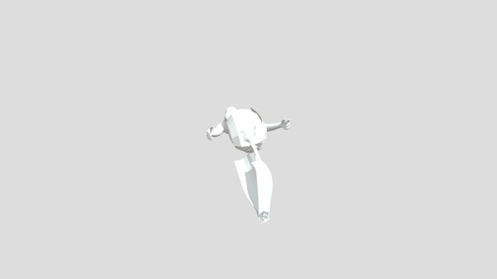 MUJER TULIPAN 3D Model