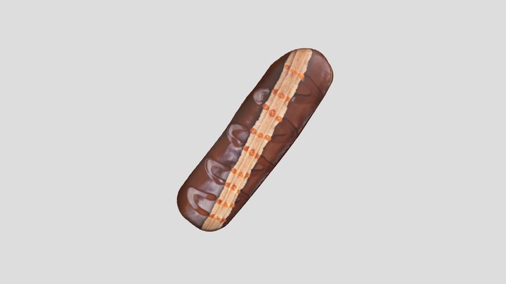 Caramel Macchiato Donut 3D Model