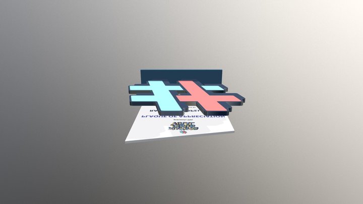 MJV - Plaque Of Appreciation 2 3D Model