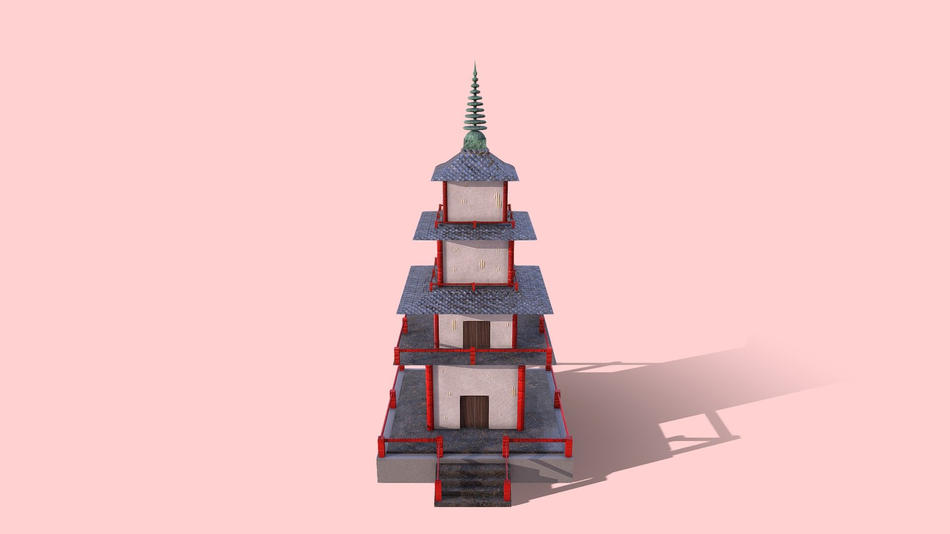 japanese shrine - pagoda