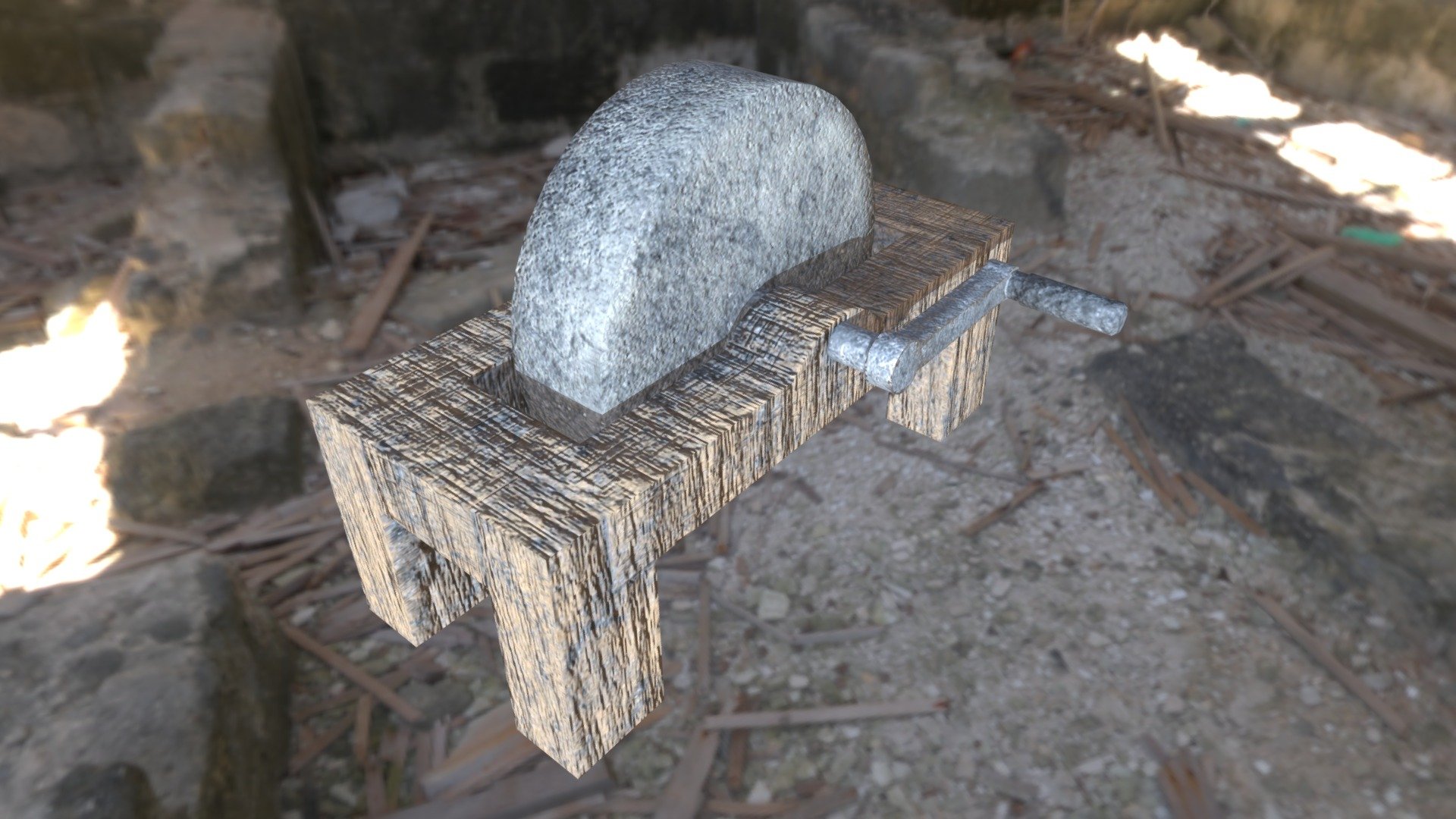 Grindstone - 3D model by Sturmkatze [7be7e26] - Sketchfab
