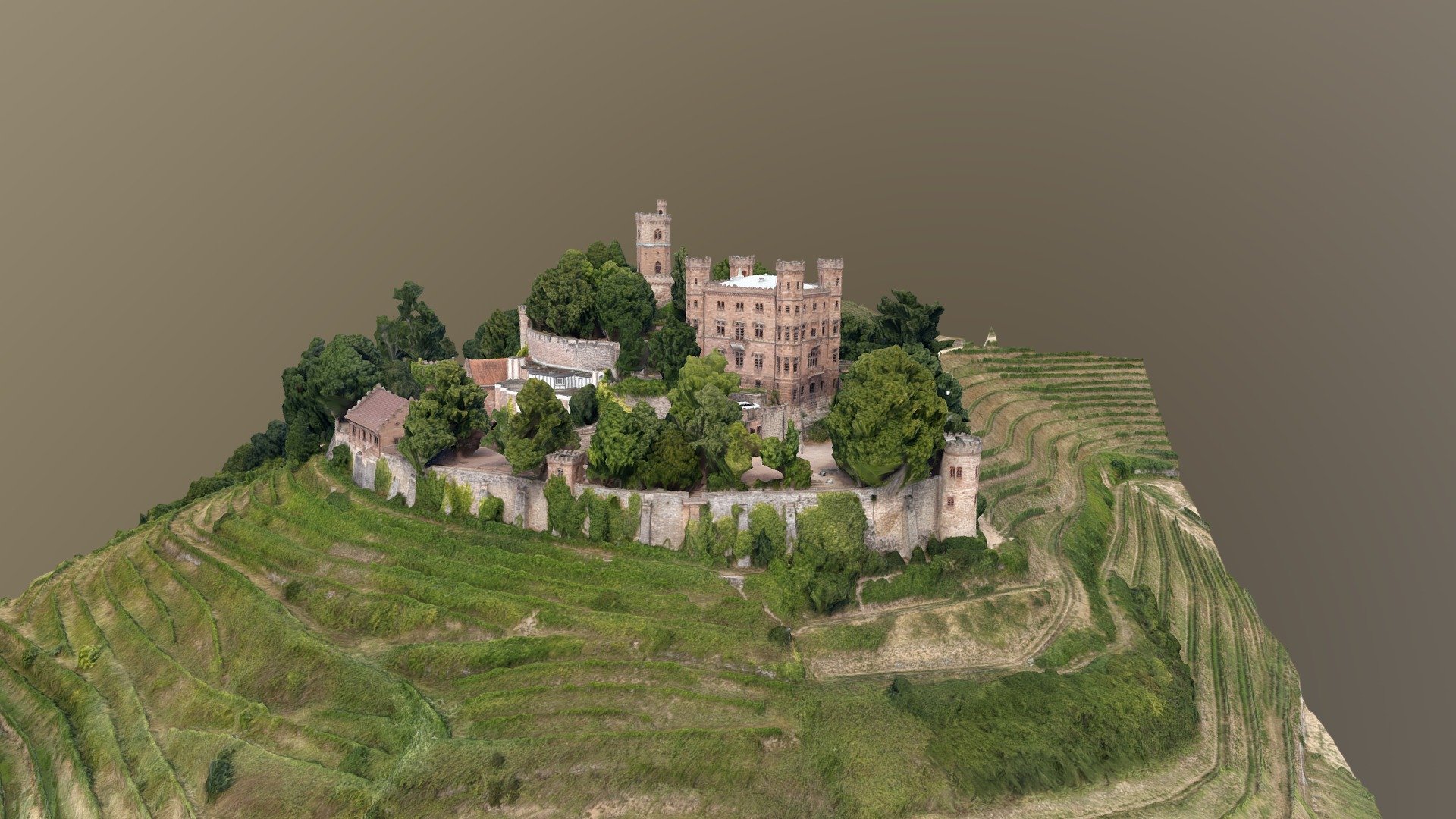 Schloss Ortenberg — Sketchfab embed 3D viewer