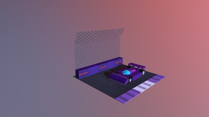 Custom Formula 1 Car 3D Model