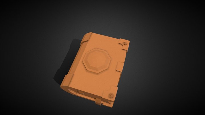 Spell Book 3D Model