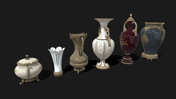 vases 3D Model