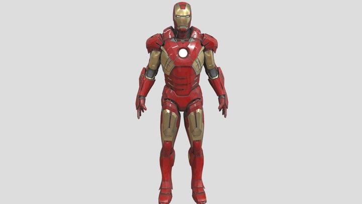 Iron-man Mark 7 – Modèle 3D gratuit STL