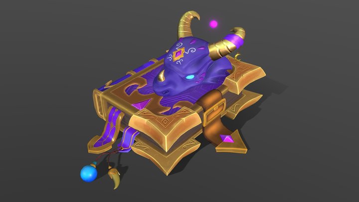 3D Stylized Creature Book 3D Model