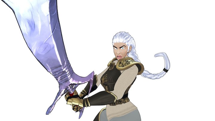 Adelaida Posed 3D Model