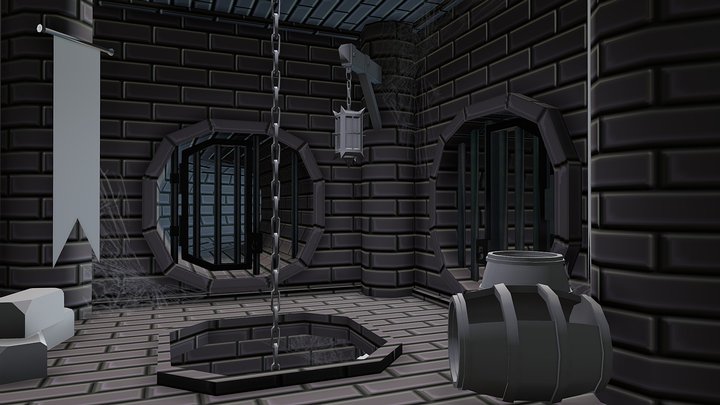 Dungeon Environment - WIP 3D Model
