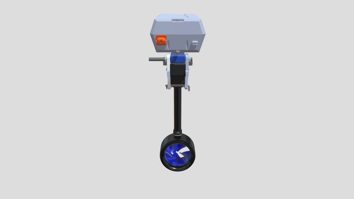 Outboard motor 3D Model