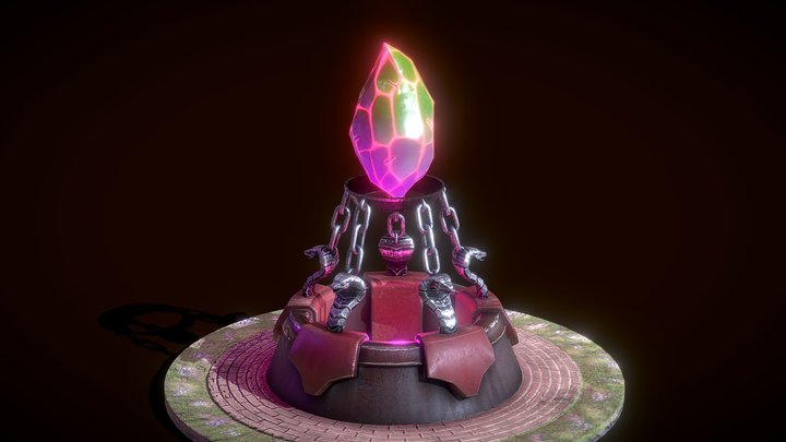 Crystal Base 3D Model