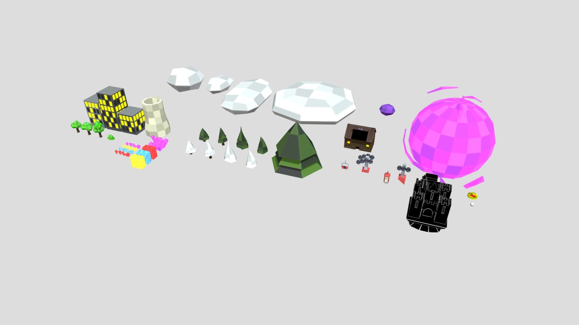 Mountain World Props - 3D model by Xnaut (@Xnautt) [7bee108] - Sketchfab
