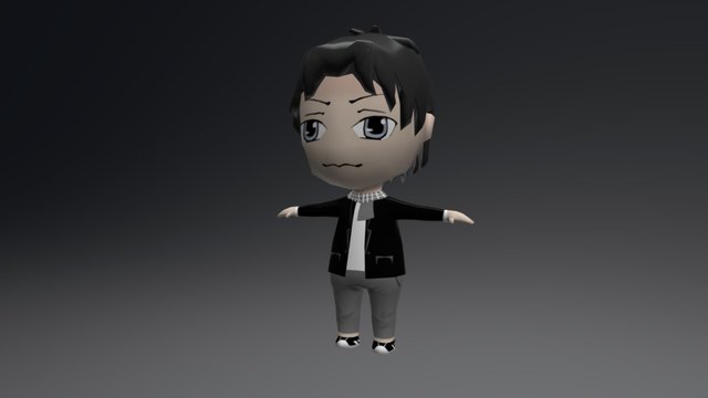 Female Standing Pose 3D Model