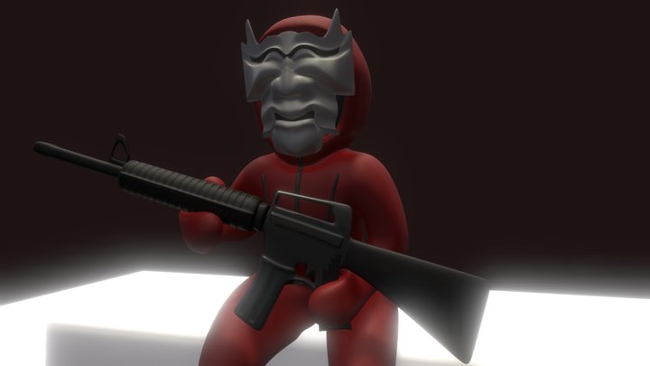 Money heist 3D Model