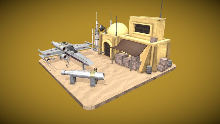 Tatooine - 3D Modeling Final Project 3D Model