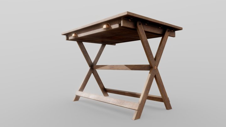 Drafting Table 3D Model