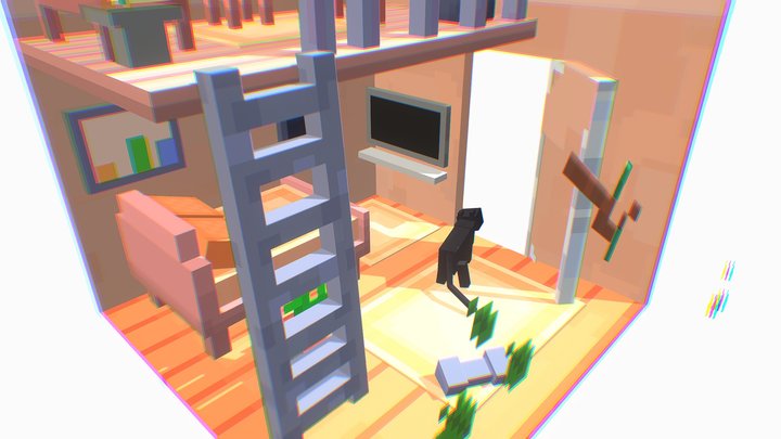 A nice home by mineblockz21 3D Model