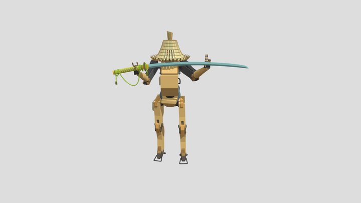 samurai 3D Model