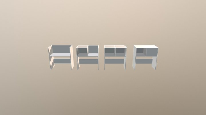 Gépasztal Mk1 / Machine desk Mk1 3D Model
