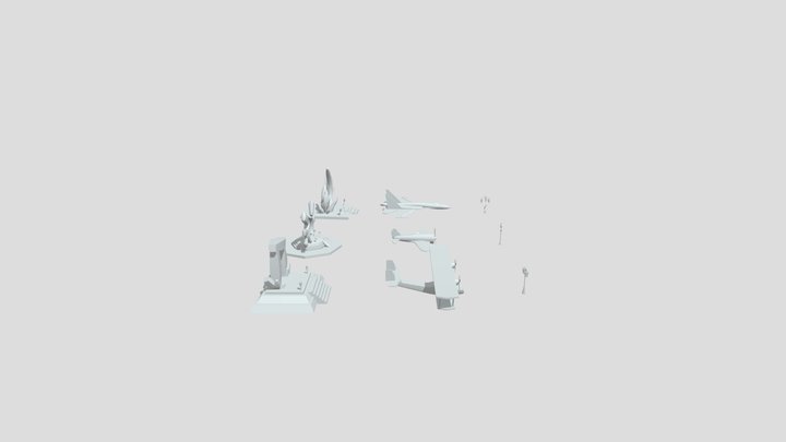 DZ3 Silhouettes 3D Model