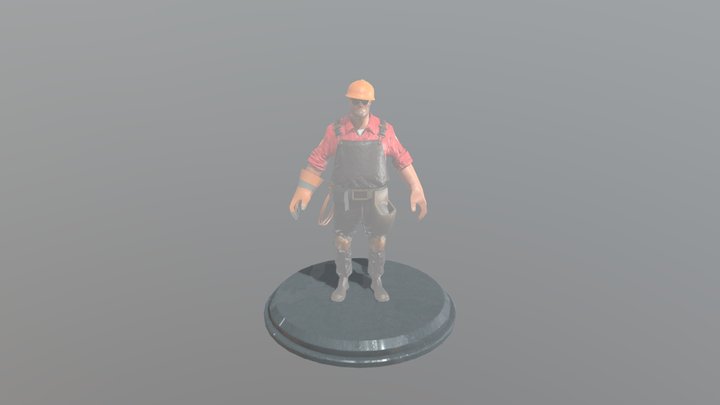 tf2-engineer 3D Model