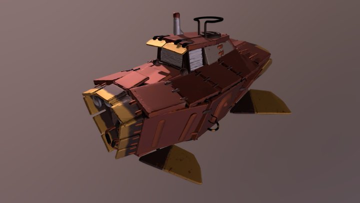 Ship-thingy 3D Model