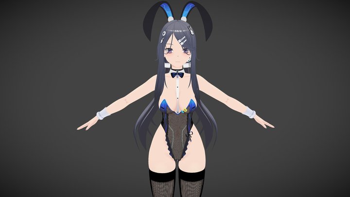 Exia Hacker Rabbit - NIKKE 3D Model