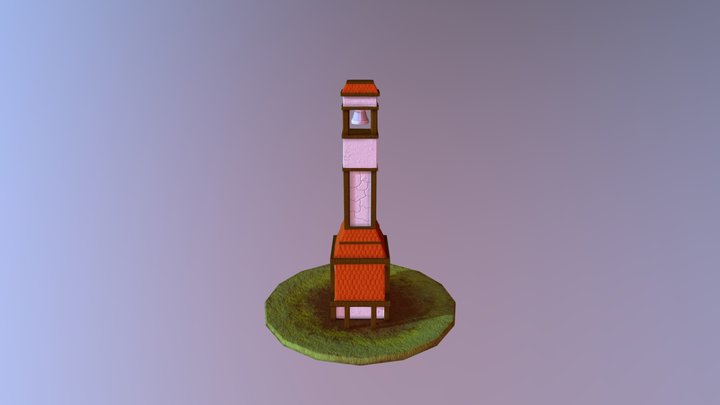 Silver Song Tower 3D Model