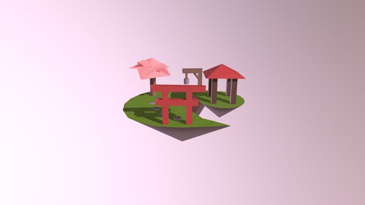 zen garden 3D Model