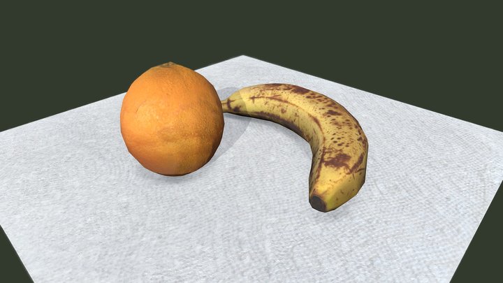 Hamill Still Life - Ripe Fruit 3D Model