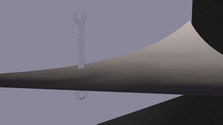 openend_wrench.3ds 3D Model
