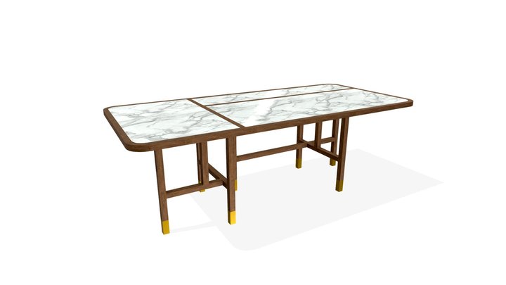 MÂY - BÀN ĂN 3D Model