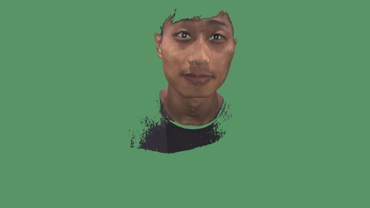 face with eyes open