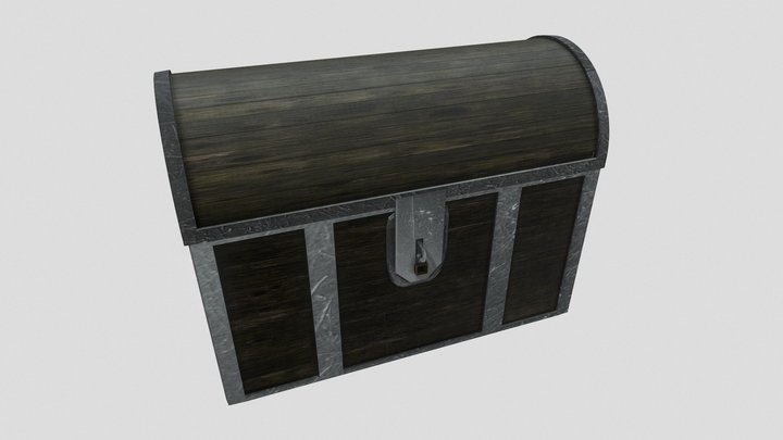 Treasure Chest 3D Model