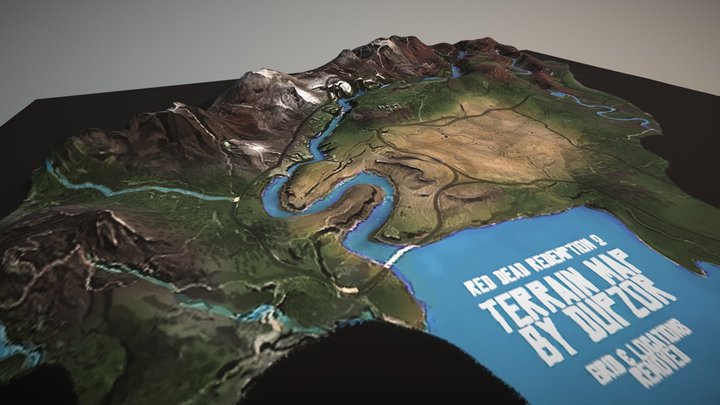 RDR2_TerrainMap V0.3 3D Model