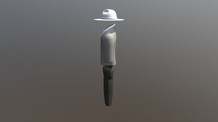 Pants, Coat, And Hat V1 3D Model