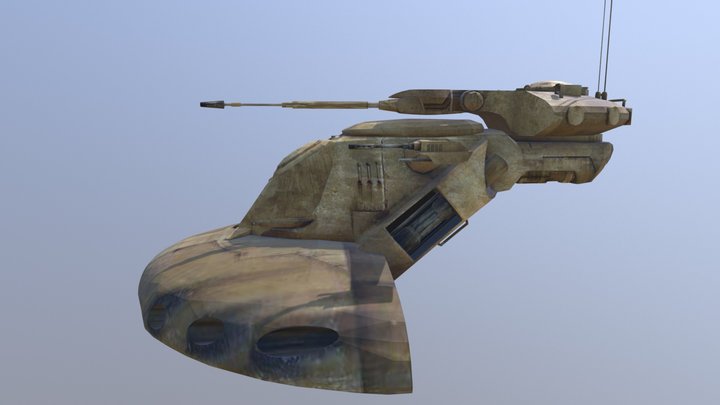 Starwars Droid Tank 3D Model