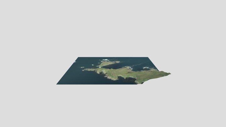 Cape Horn Terrain 3D Model