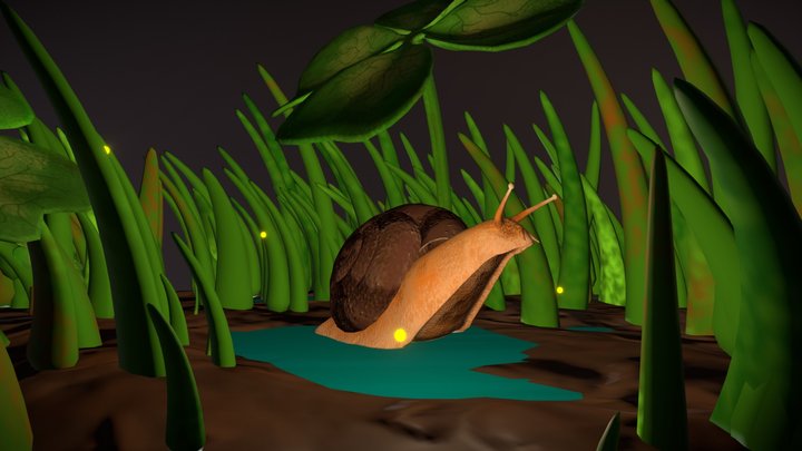 Snail 3D Model