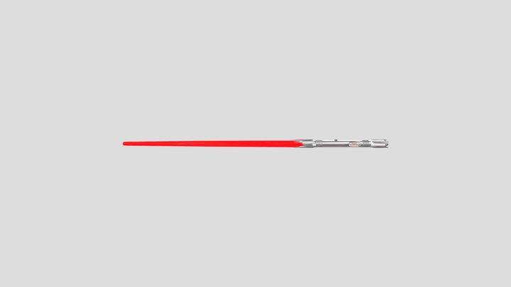 lightsaber-Baked 3D Model