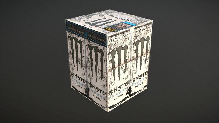 Monster Ultra White x4 Pack
